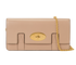 East West Bayswater Clutch, &pound;295, Handbags, Beige, Leather, Front view
